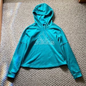 Teal Adidas sweatshirt size Small